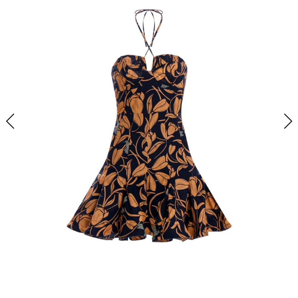 Agua Bendita ANTURIO FLORA MINI DRESS